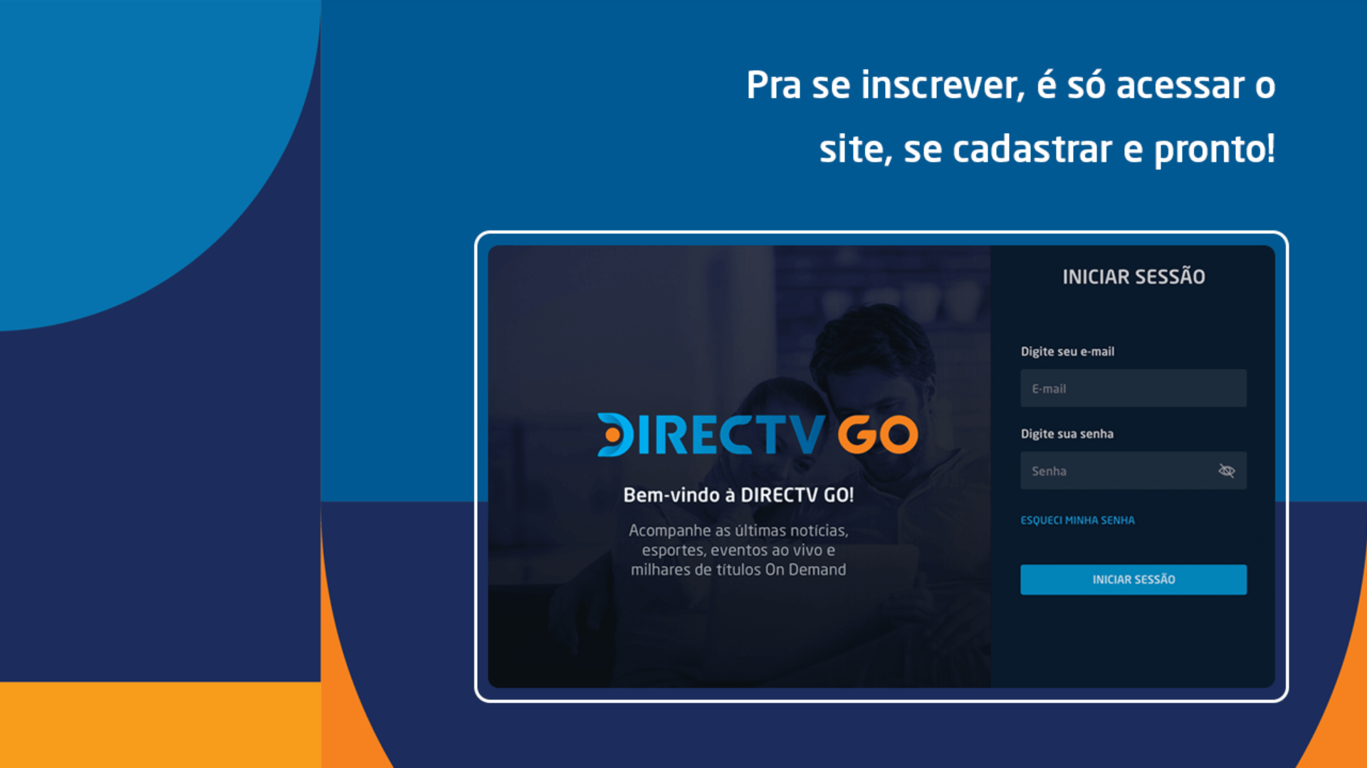DirecTV GO - Acompanhe o seu time ao vivo