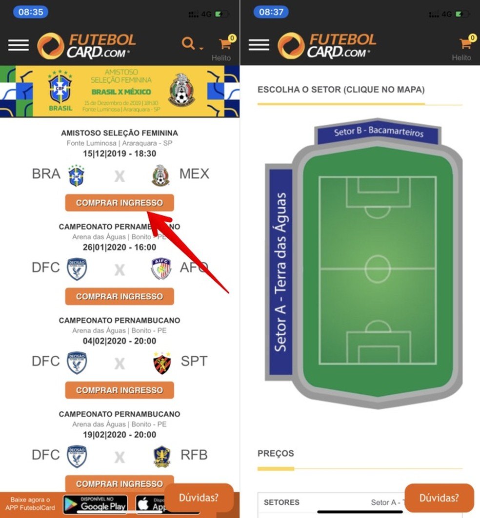 FutebolCard – Como adquirir ingressos online facilmente